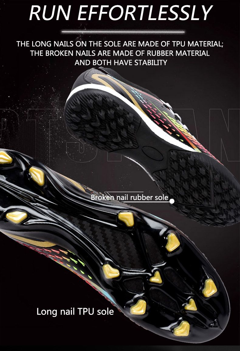 Foot Sheng Messi High-End-Fußballschuhe im gleichen Stil mit Spikes, Größe 35–45_voghion.com