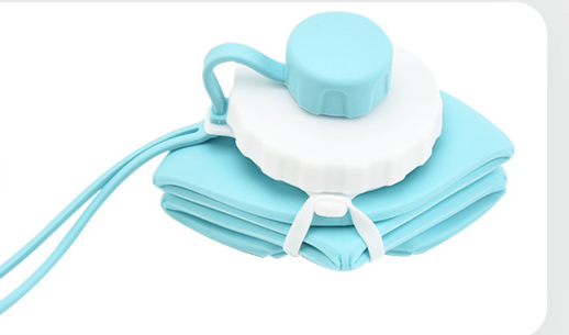 Bouteille d'eau pliable en silicone de grande capacité pour le sport en plein air, idéale pour les voyages et le cyclisme_voghion.com