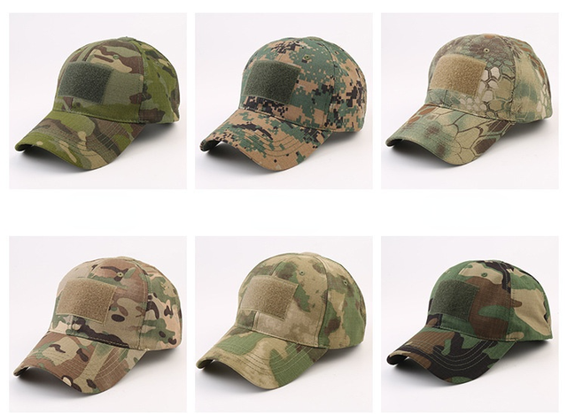 Kamuflāžas beisbola cepures āra taktiskās militārās armijas tētis kravas autovadītāju cepures pārgājienu džungļos medības Camo snapback cepures sievietēm vīriešiem_voghion.com
