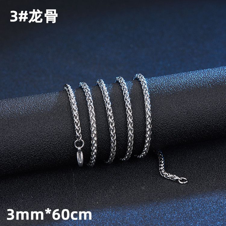 Collana in acciaio al titanio con drago per uomo e donna, stile coreano e giapponese, accessori hip hop alla moda._voghion.com