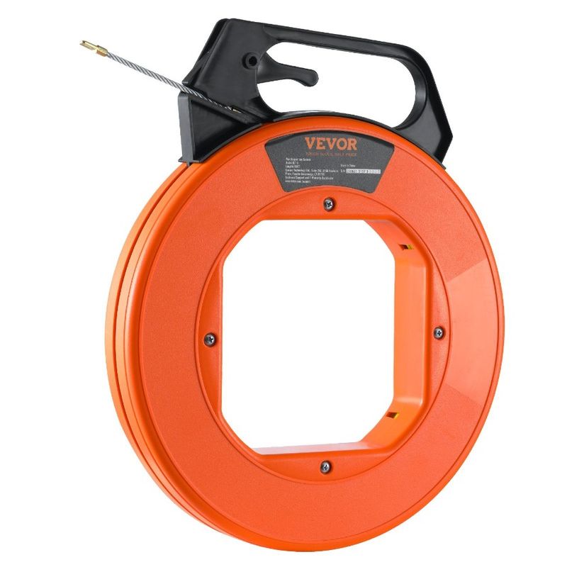 Cable Fish Wire 100 Ible Fiberglass Puller And 16inch Tape Housing Puller Wire Handle EasytoUse Ft With Fishi 3 Optimized Tool_voghion.com