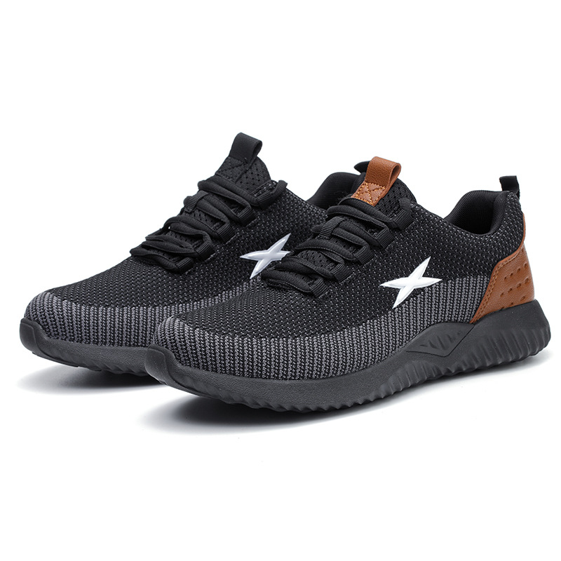Arbeitsschuhe für Herren, atmungsaktive Turnschuhe, leichte, pannensichere Sicherheitsschuhe_voghion.com