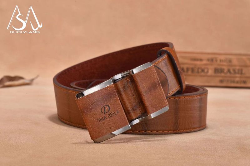 HOT Hot Selling New Trendy Slim Fit Smooth Buckle Classic Business Casual Fashionable Simple and Versatile Men's Belt_voghion.com