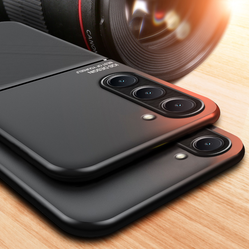 Schlank a liicht Magnéitescht Hülle fir Samsung Galaxy S23 S22 S21 S20 Plus Ultra S21FE S20FE S10 S9 S8 Note20Ultra Telefonsaccessoiren_voghion.com