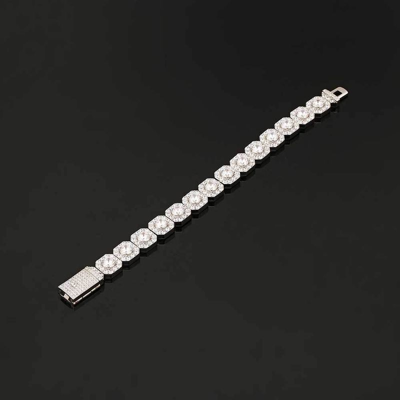 Men's Jewelry Hip Hop Bracelets, Rock Sugar Chain, Zircon Bracelets, Trendy Personality Fashion Accessories,_voghion.com