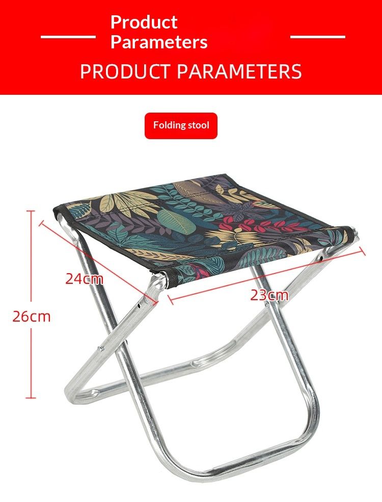QFV50704555550<== Outdoor Leisure Train Queue Portable Fishing Stool Home Folding Chair Wholesale_voghion.com