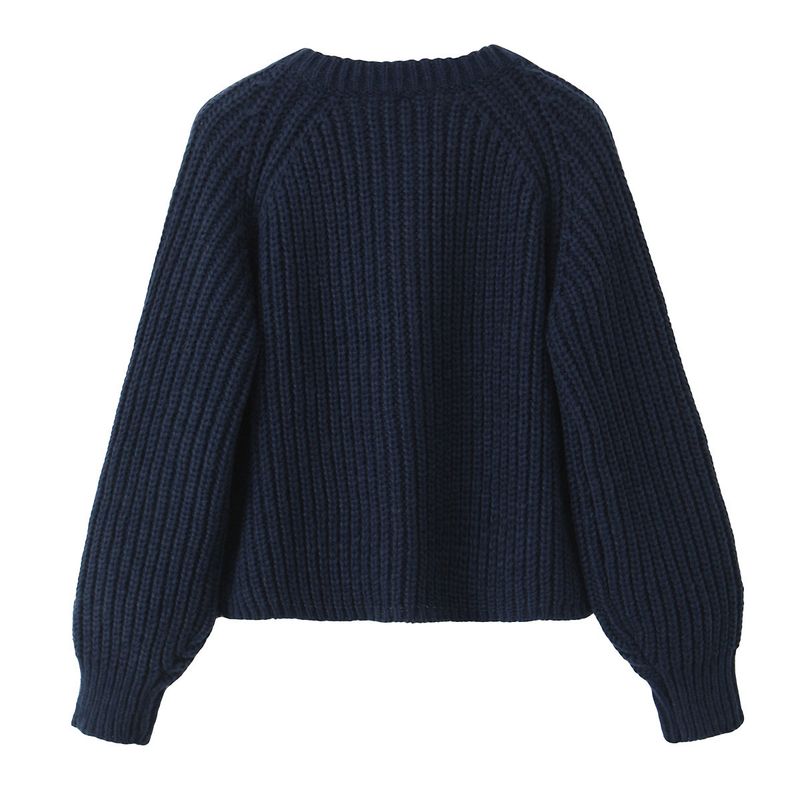 Damenbekleidung Strickjacke lockerer Pullover Damen Strickpullover beliebte 8 Farben_voghion.com