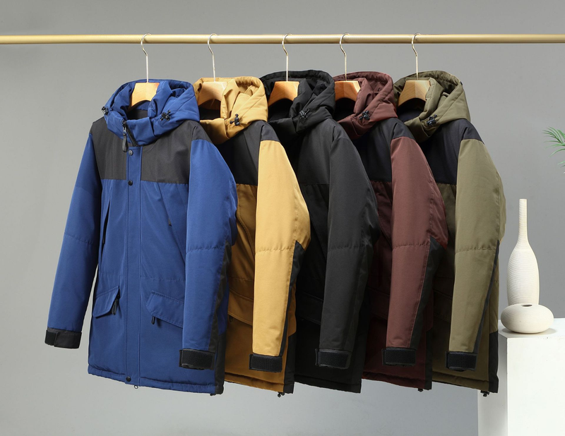 Giacca da lavoro invernale da uomo in piumino di cotone, nuova giacca di cotone casual di media lunghezza ispessita di marca alla moda_voghion.com