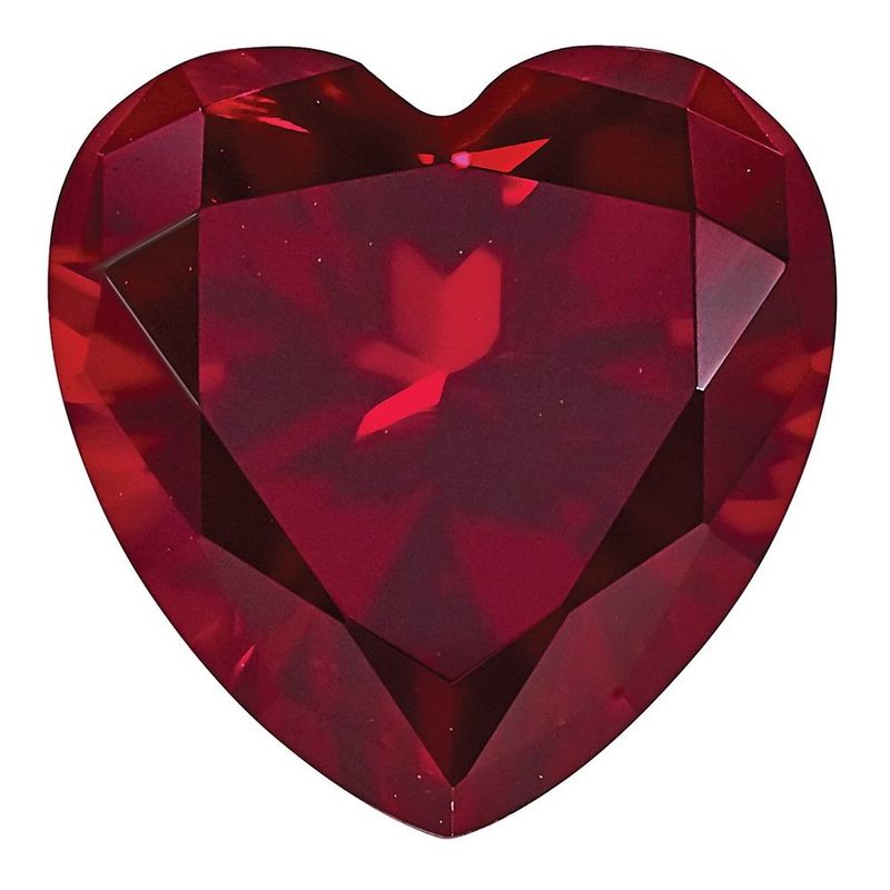 Created Ruby 8mm Heart_voghion.com