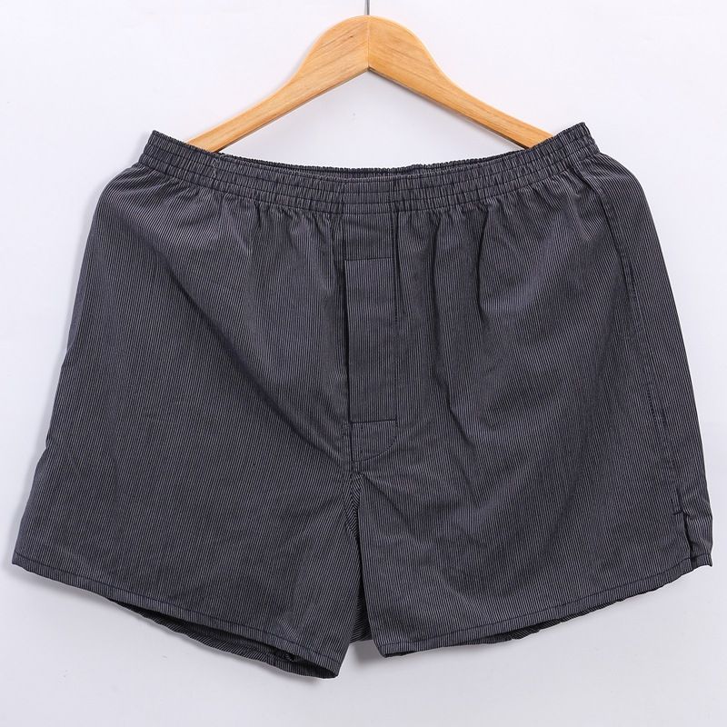 Boxer en coton pour homme - Sous-vêtement doux et respirant avec ceinture confortable, léger et extensible pour un usage quotidien_voghion.com