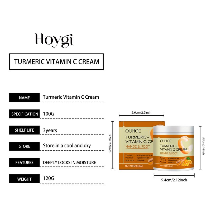 OUHOE Vitamin C Firming Cream Gentle Moisturizing Moisturizing Firming Daily Apply Body Care Cream_voghion.com