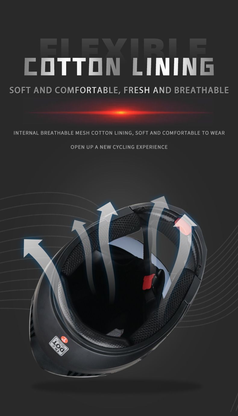 Motorcycle Accessories & Parts Bluetooth Helmet Men's and Women's Flip Up Helmet Personality Cool Double Lens Summer Internet Celebrity Hat_voghion.com
