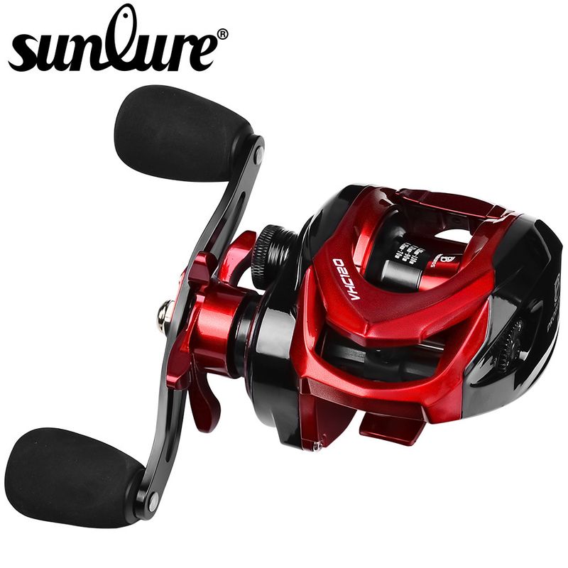 Long Casting Water Drop 3+1BB Magnetic Brake Lure 7.2:1 Anti-Line Explosion Black Fishing Reel_voghion.com