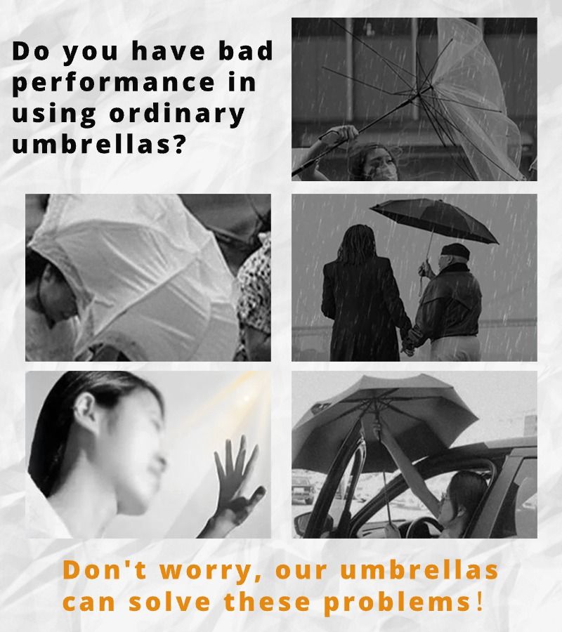 Storm Shield 80-Bone-Regenschirm – wasserdicht, UV-Schutz_voghion.com