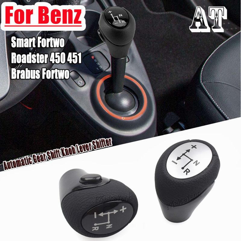 Per Smart City-Coupe ForTwo Cabrio Coupe 451 450 Pomello del cambio automatico con consegna rapida Leva del cambio_voghion.com