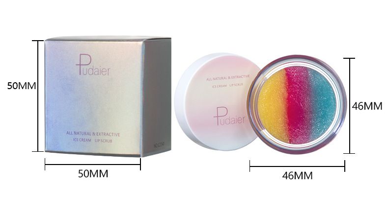 Bálsamo labial exfoliante, hidratante y suavizante con queratina de Pudaier. Tratamiento hidratante suave para labios suaves._voghion.com