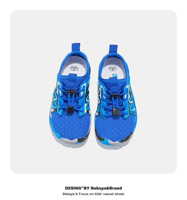 XD-YS50821 Girls' Sports Sandals, Summer New Children's Casual Breathable Running Shoes, Boys' Thin Single Mesh Shoes_voghion.com