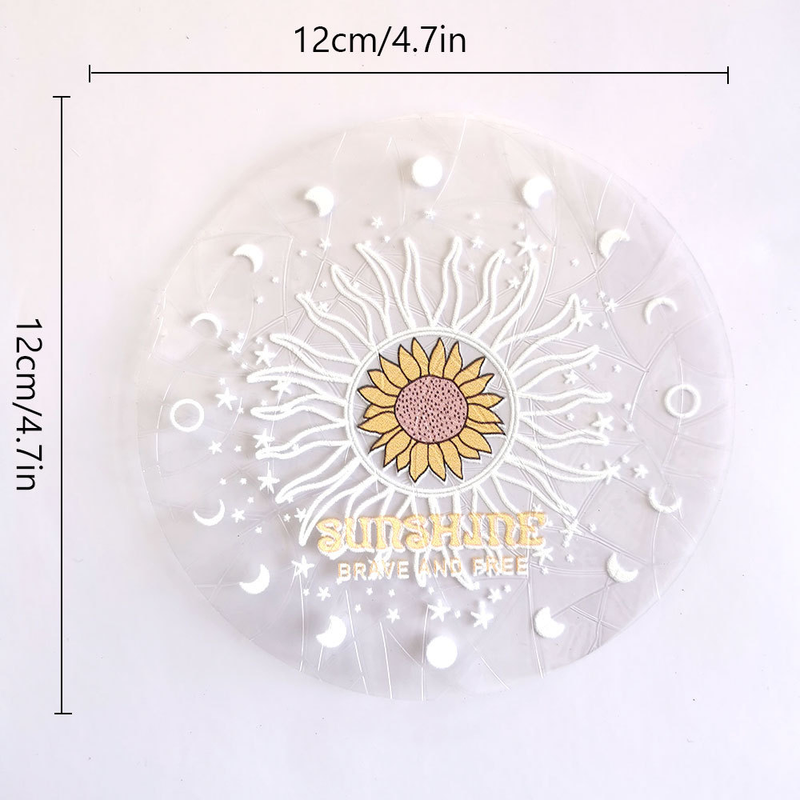 RPS053-126 Sunshine Catcher Farverig Suncatcher Rainbow Prisme Statisk Glas Stick PVC Anti Collision Stick_voghion.com