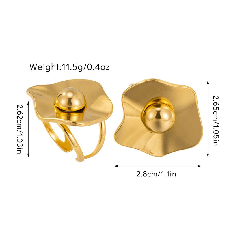 New Simple And Unique Floral For Women, Fashionable Geometric Design, Non-Fading Knuckle Ring_voghion.com