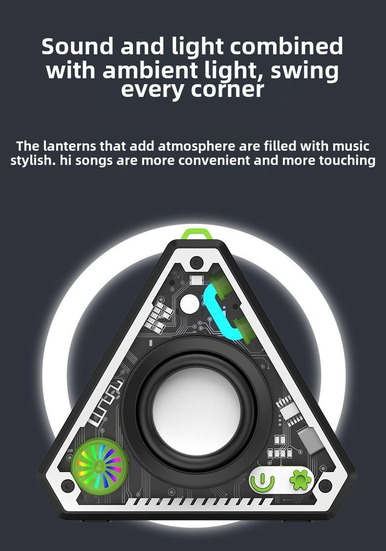 V2 Mini-Subwoofer, hohe Klangqualität, Bluetooth-Lautsprecher, tragbarer Desktop-Stereo-Mecha, kleine Stahlkanone_voghion.com