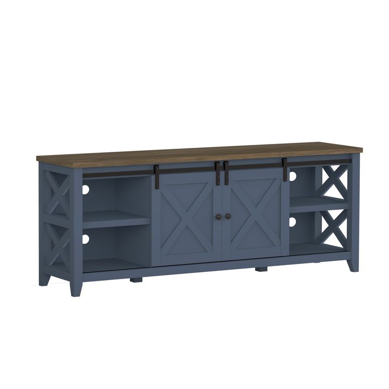 TV Stand For TVs Up To 65", Modern Farmhouse Wood Entertainment Center, Media Console Table With Storage Cabinet & Adjustable Shelves, Buffet Sideboard For Dining Room,_voghion.com