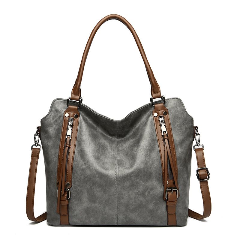 Borsa a tracolla grande in morbida pelle, 2025, nuova, da donna_voghion.com