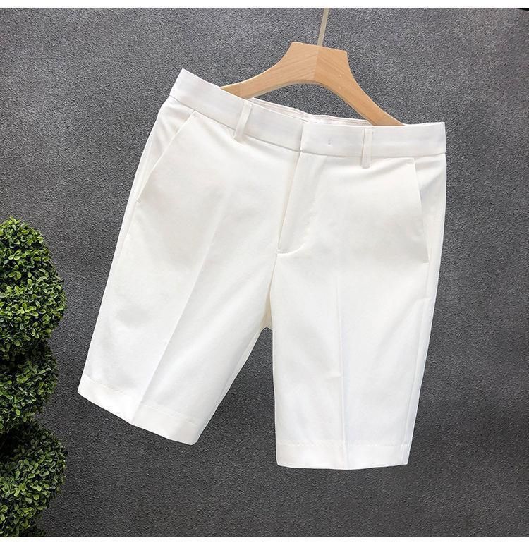 Men's Slim Fit Casual Shorts - Lightweight Breathable Summer Chino Shorts With Straight Leg, Comfortable Stretch Fabric, Multiple Colors & Sizes_voghion.com