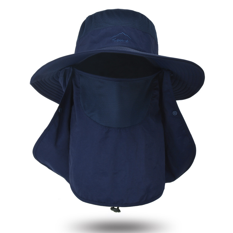 Sombreros de sol de verano protección UV gorra de pesca de caza al aire libre para hombres mujeres senderismo Camping visera sombrero de cubo extraíble_voghion.com