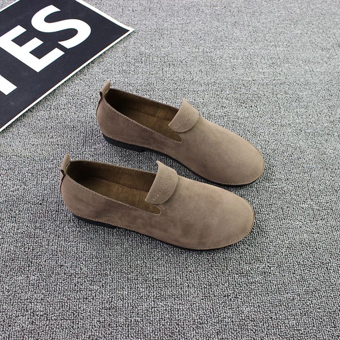 Modische Mori Girl Flats mit flachem Absatz und runder Spitze für Frühling und Herbst_voghion.com