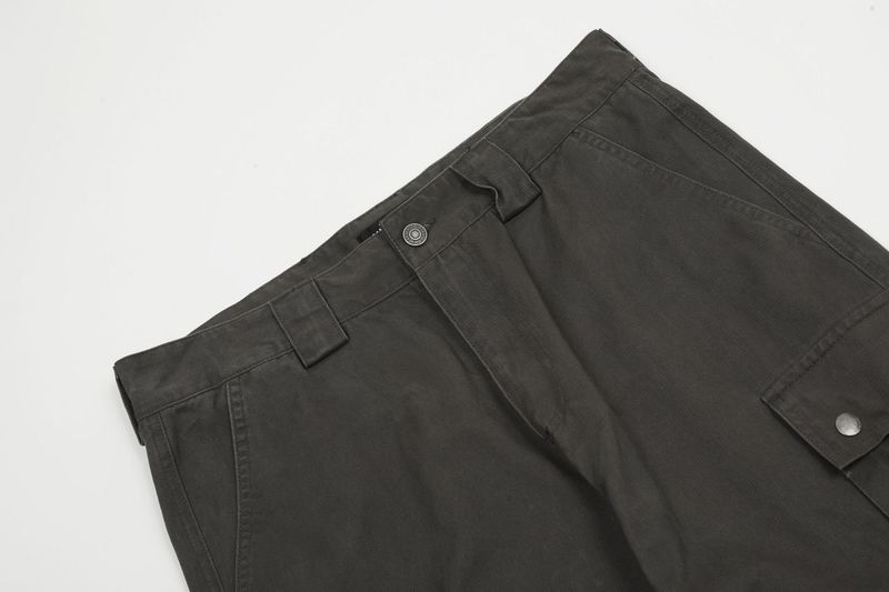 Herrenbekleidung Multi Pocket Plissee Overalls für Männer, Nischen und schöne Hosen_voghion.com