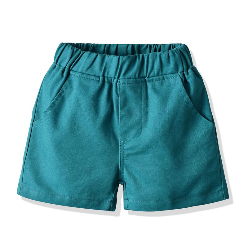 Kid's Clothing New summer children's clothing suit children's pink polo top shorts casual two piece suit baby suit_voghion.com