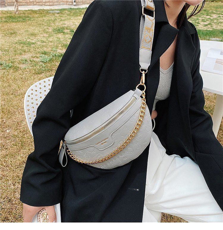 2021 nuova tendenza moda spalla tracolla catena in rilievo borsa a mano marsupio per donna_voghion.com