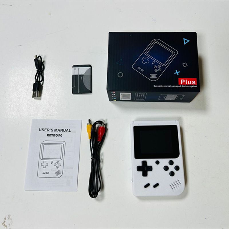 Mini-Spielekonsole Eingebauter 400-in-1-Handheld 3,0-Zoll-LCD-Controller Kindergeschenk Retro-Player_voghion.com