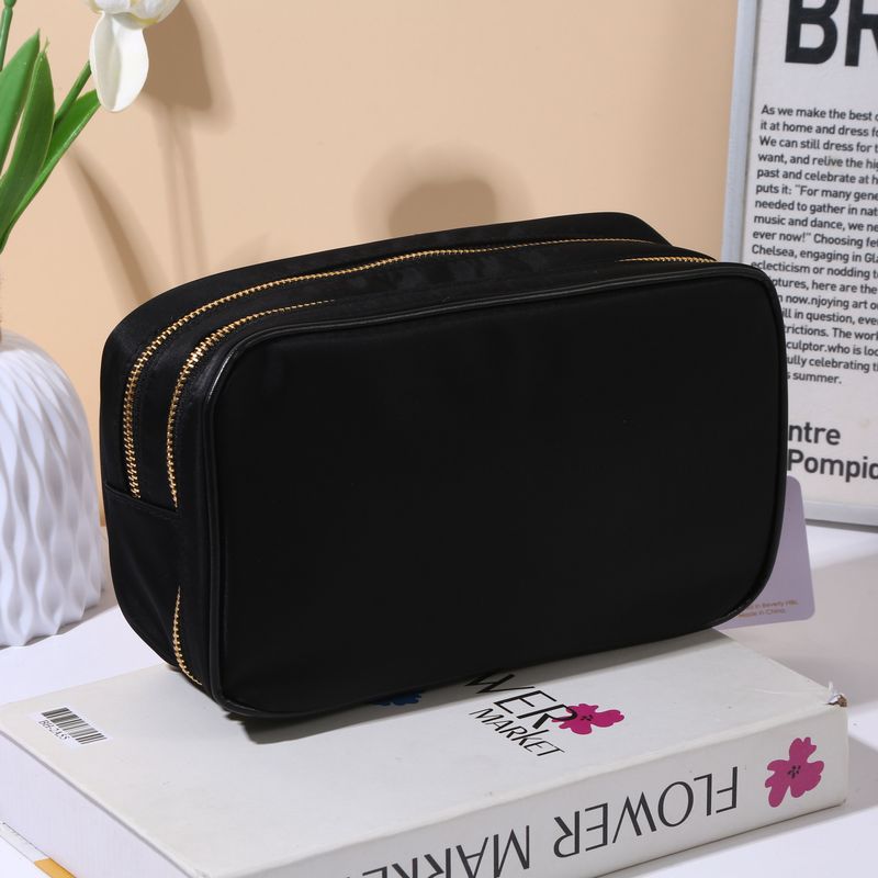 Candy Colored Nylon Waterproof Makeup Large Capacity Cosmetic Storage Travel Toiletry Bag, Size M_voghion.com