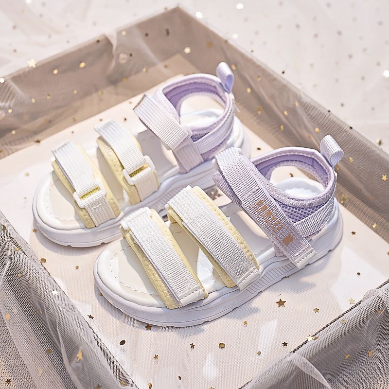 2024 New for and Girls Mid size Big Children's Soft Sole Sandals with Western Style Summer Princess Beach Shoes_voghion.com