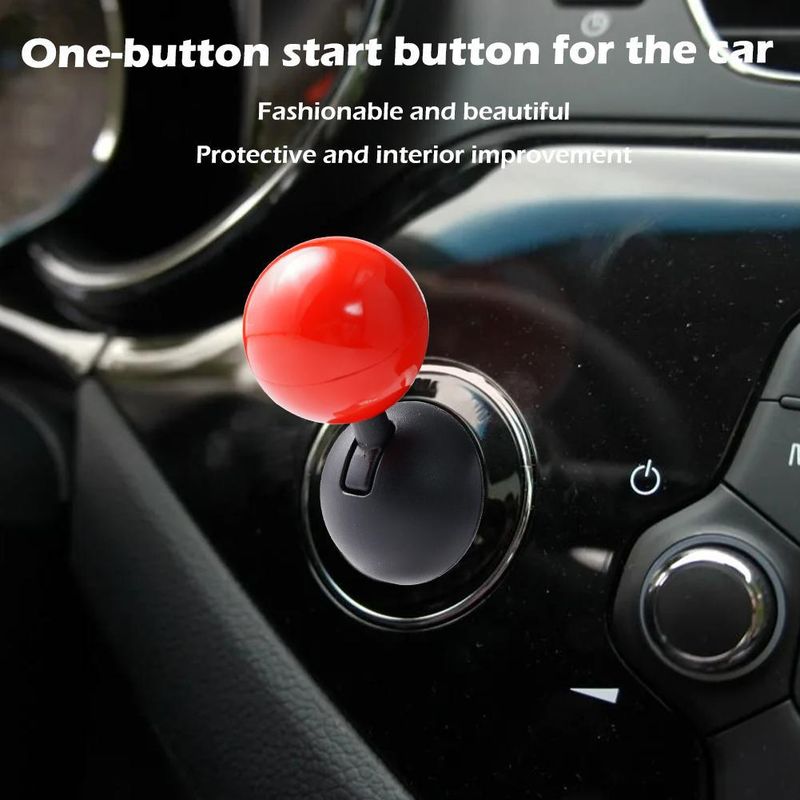 Car One Click Start Button Joystick, All Plastic/metal Club Modification Accessories, Arcade Game Joystick_voghion.com