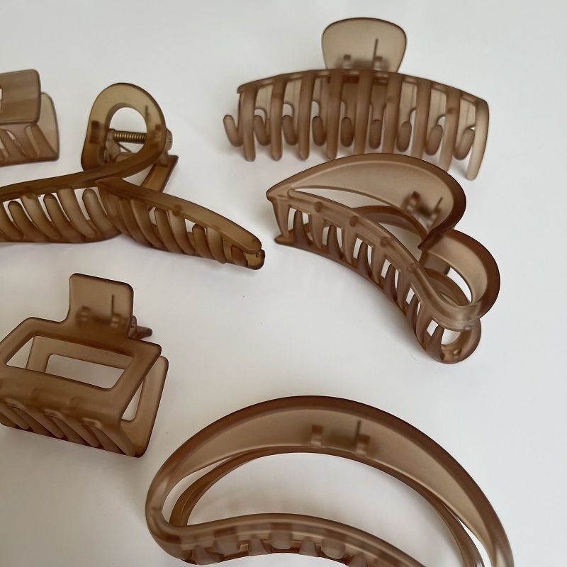 Pince à cheveux en forme de disque pour cheveux de couleur curry, accessoire de coiffure pour célébrités d'Internet coréennes, pince à cheveux en forme de requin, pince à frange, arrière de la tête pour femmes, automne_voghion.com