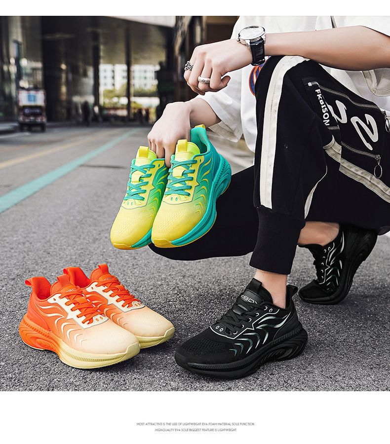 Trendy Männer Sport Laafschuhe Moud Outdoor Summer Männerschuhe Mesh Atmungsaktiv Turnschuhe Casual Komfort Schong_voghion.com
