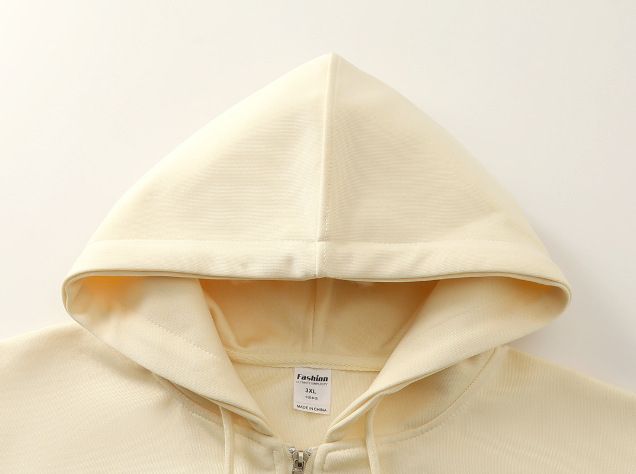 Ropa para hombre 25 Sudadera gruesa para hombre, estilo primavera y otoño, estilo americano, doble capa, versátil, color sólido, chaqueta con capucha de marca de moda_voghion.com