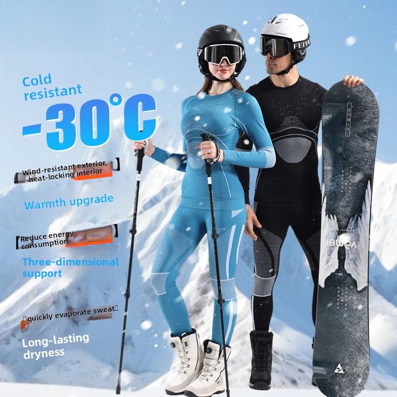 X-BIO New 4.0 Hommes et Femmes Énergie Rassemblement Renforcement Sport Ski Séchage Rapide Vêtements Chauds Ajustés_voghion.com