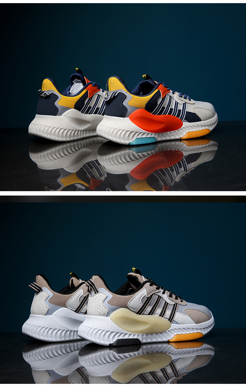 Scarpe casual traspiranti per coppie primaverili 2023, scarpe sportive rialzate per uomini e donne F_voghion.com