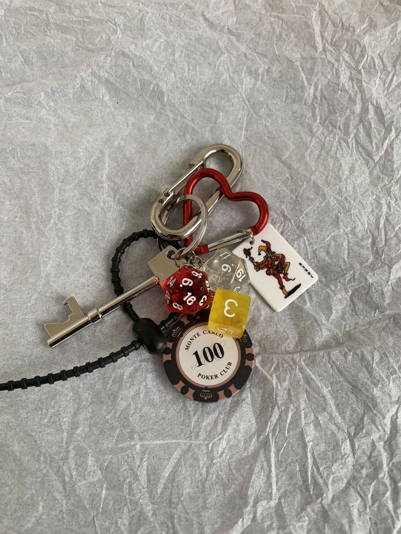 Ironworks King's Original High Grade Keychain Ins Niche Bag Pendant Cleanfit Trendy Pendant_voghion.com