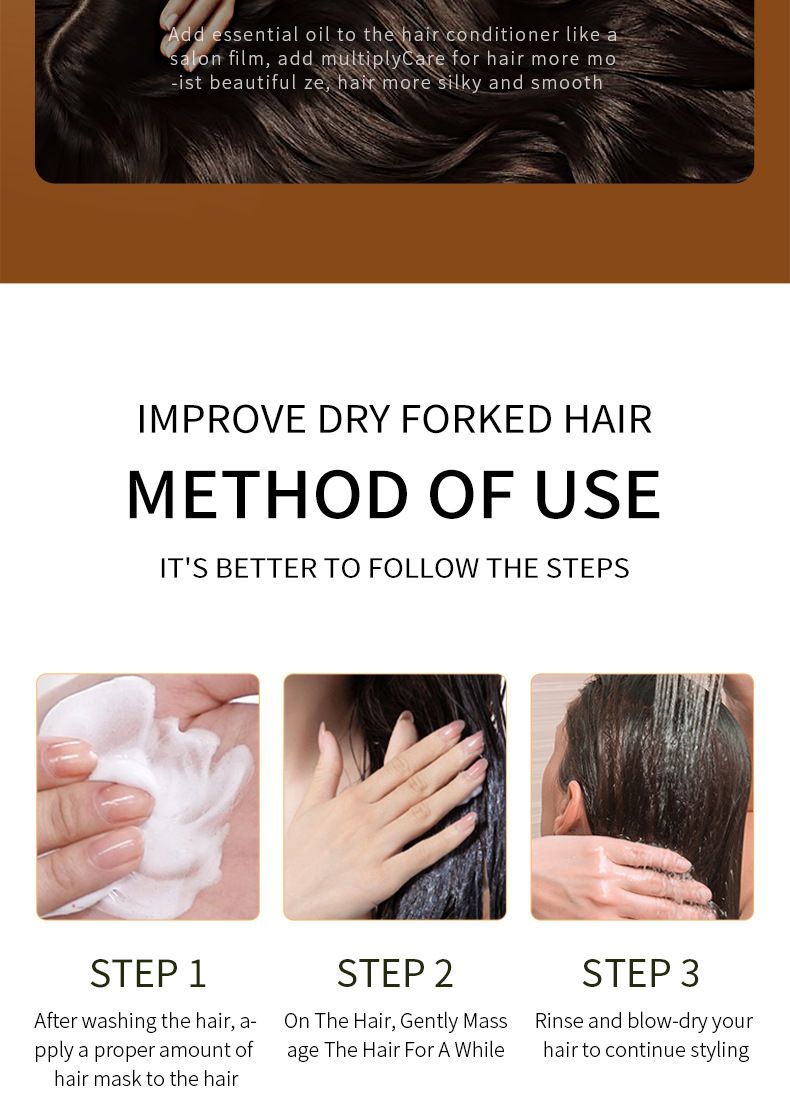 Maschera completa allo zenzero inglese 500 g SADOER Idratante e lisciante per capelli Trasmissione in diretta_voghion.com
