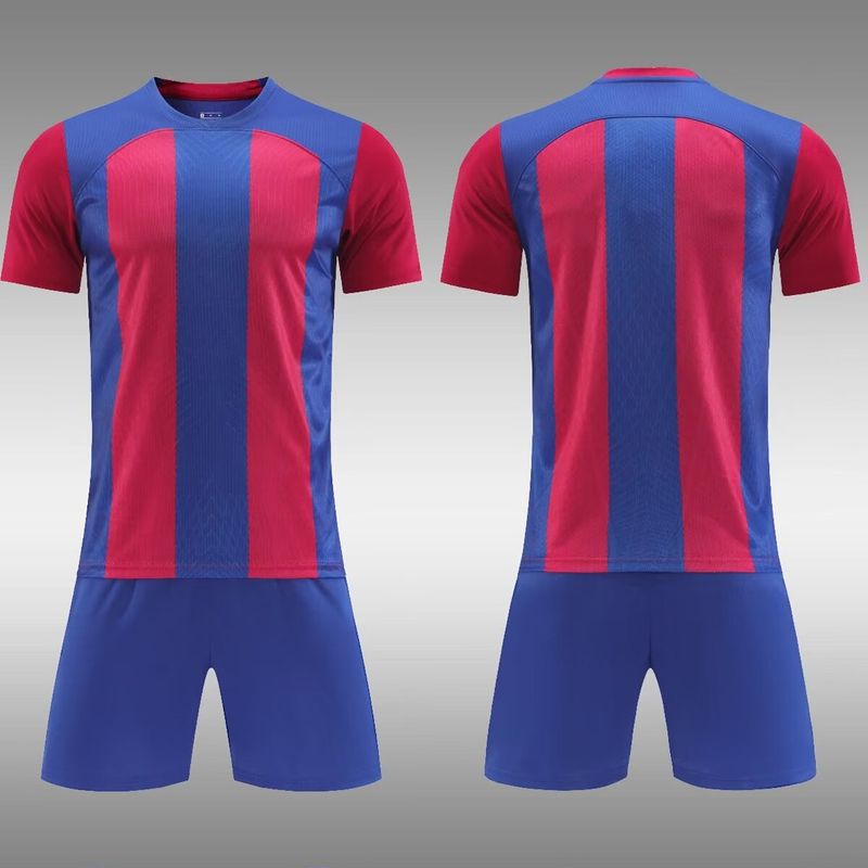 2324 Home Light Plate Kurzarm-Fußballset für Erwachsene und Kinder, Teamtrikot_voghion.com