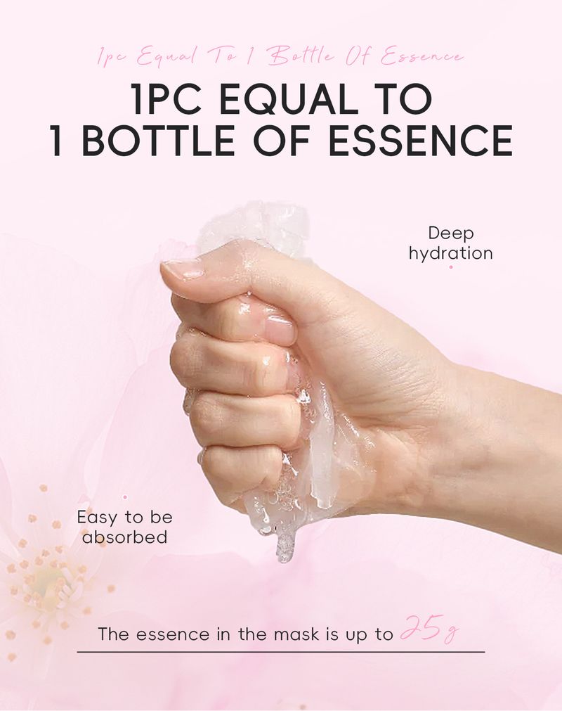 LAIKOU Sakura Moisturizing Mask 25g*10pcs Hydrating Moisturizing Boxed_voghion.com