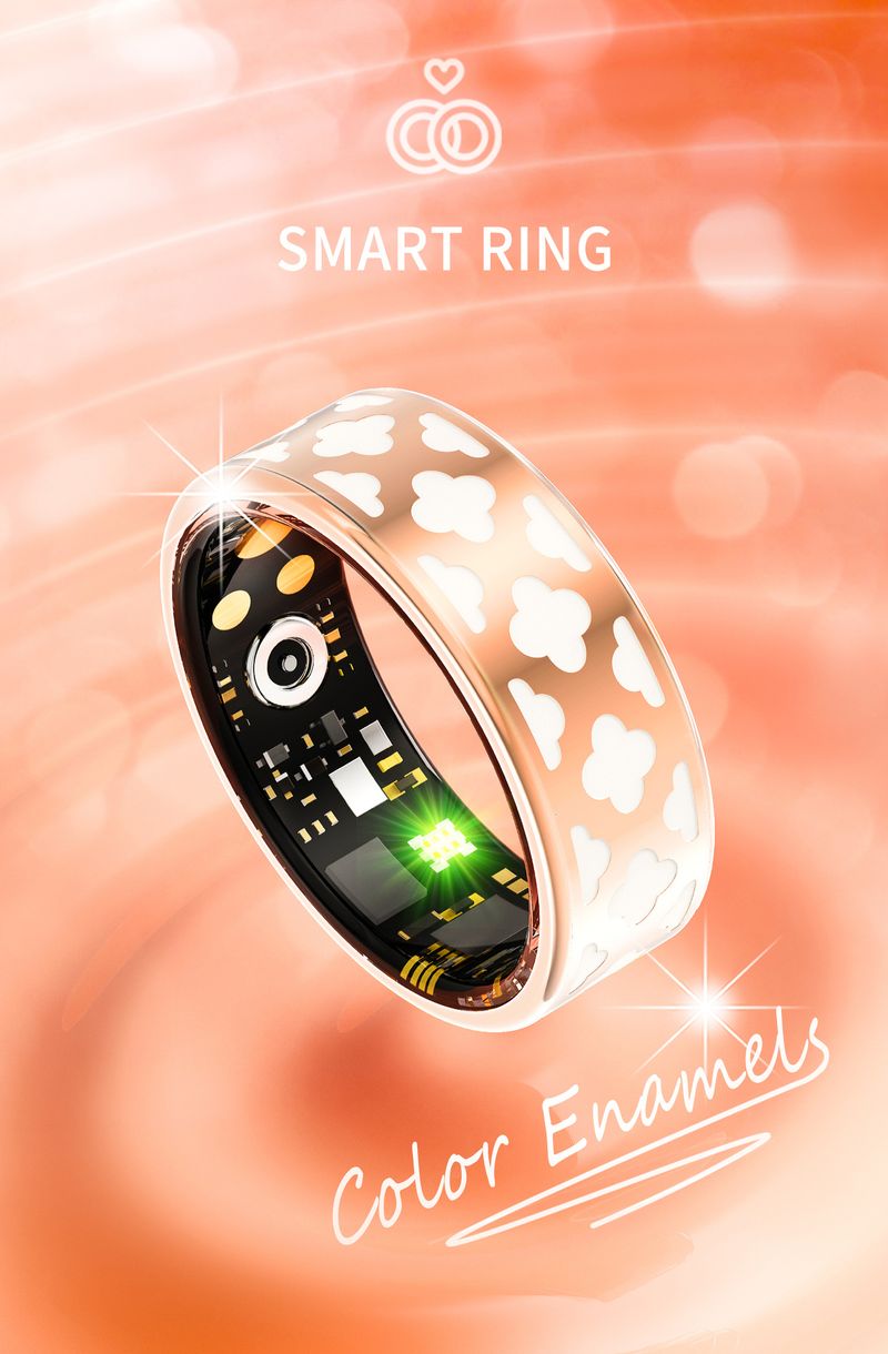 Rings R10 Akıllı Yüzük Su Geçirmez Kan Basıncı Kan Oksijen Uyku Kalp Atış Hızı Adım İzleme Çoklu Spor Modu Yüzük_voghion.com