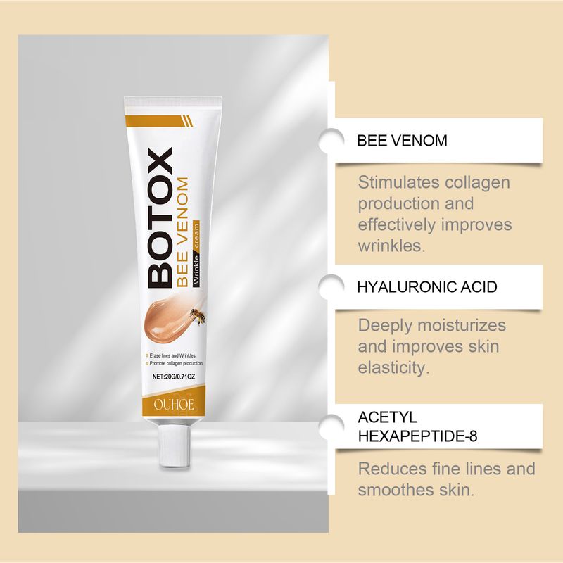 OUHOE Bee Venom Facial Care Cream Gently Moisturizes Brightens The Skin, Leaving It Delicate, Tender, And Soft_voghion.com