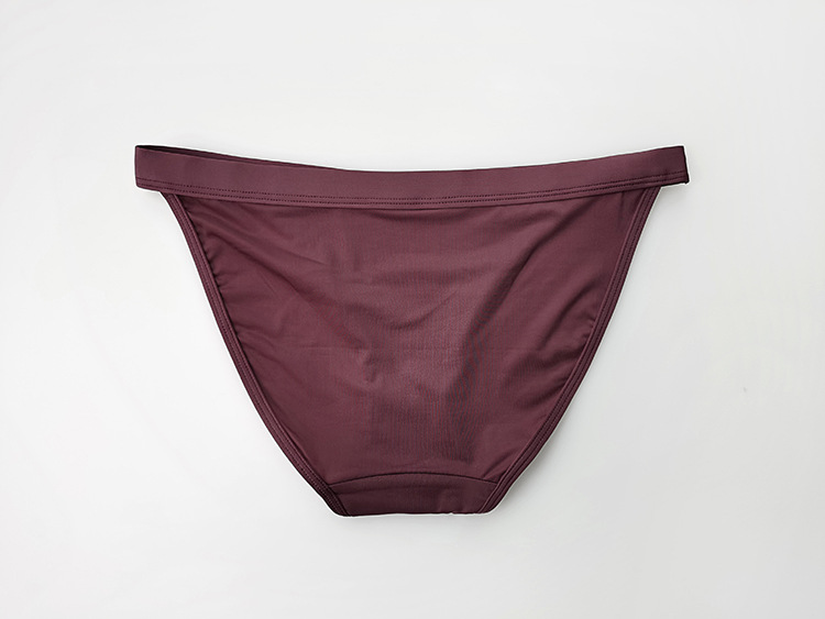 1026 Low Rise Ice Silk Sexy Comfortable Breathable Wide Leg Circumference Pure Cotton Bottom Crotch Triangular_voghion.com