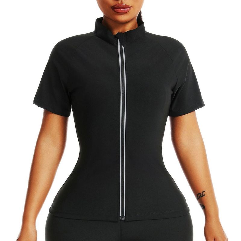 Damenbekleidung, Premium-Trainingsanzug für Damen – atmungsaktives Trainingsoutfit mit reflektierendem Reißverschluss und bequemer Passform für Fitnessstudio, Laufen und Gewichtsabnahme_voghion.com