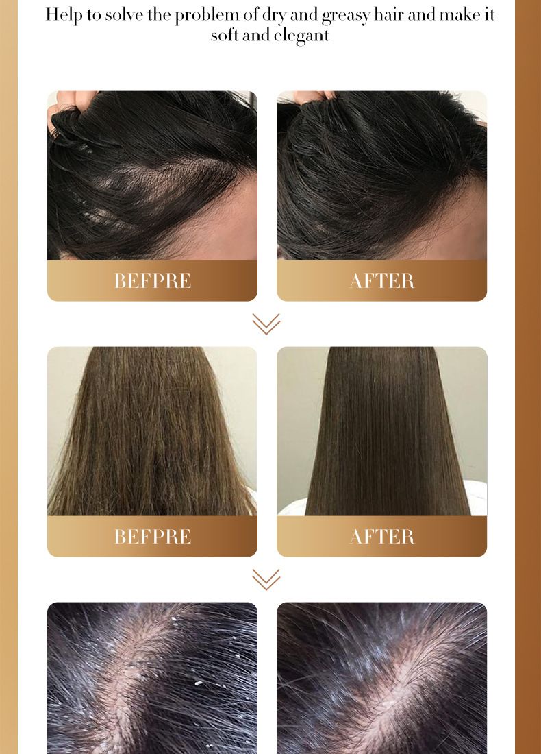 Full English Ginger Shampoo Bagged SADOER Moisturizing Smooth Deep Cleaning Portable Pack_voghion.com